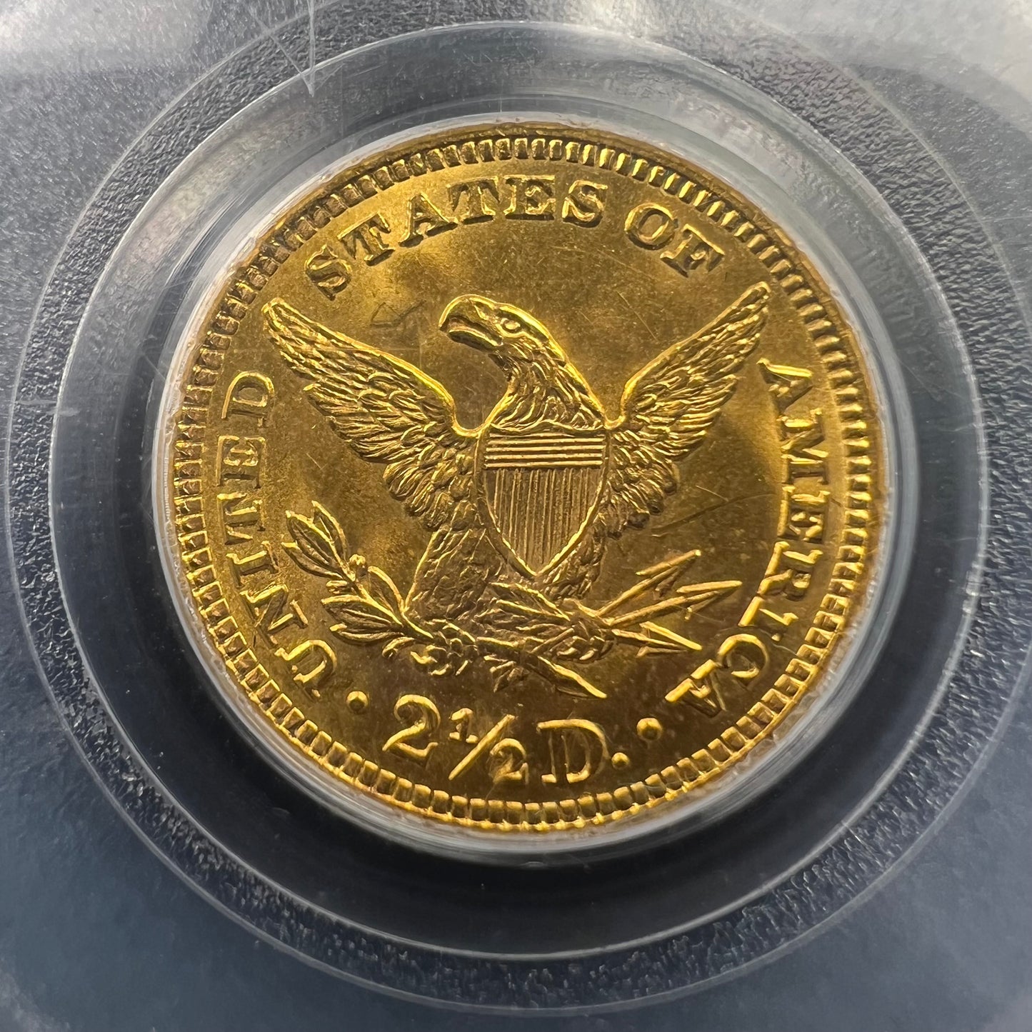 1907 $2.50 Liberty Quarter Eagle, PCGS MS63 OGH