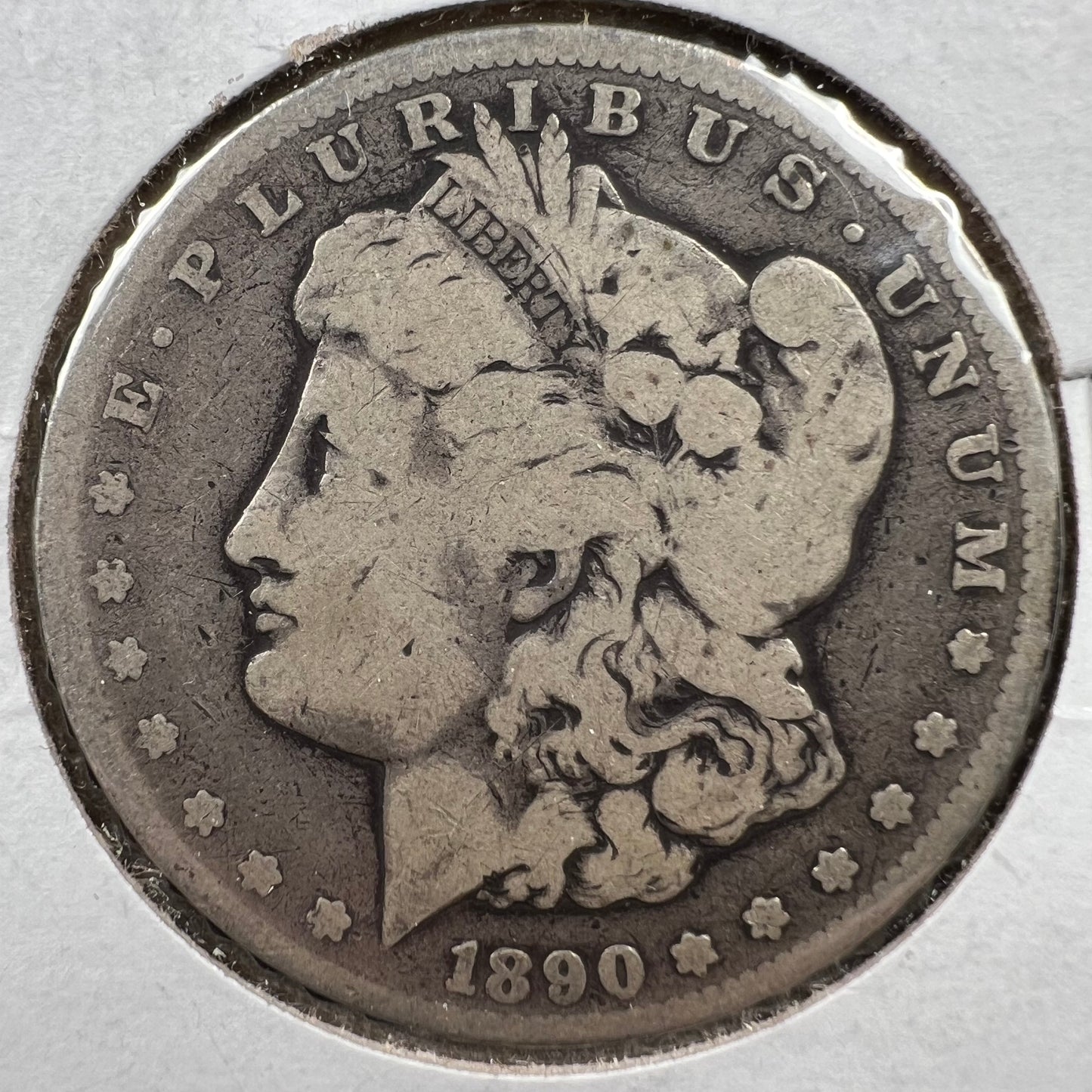 1890-CC $1 Morgan Dollar, Good (raw)