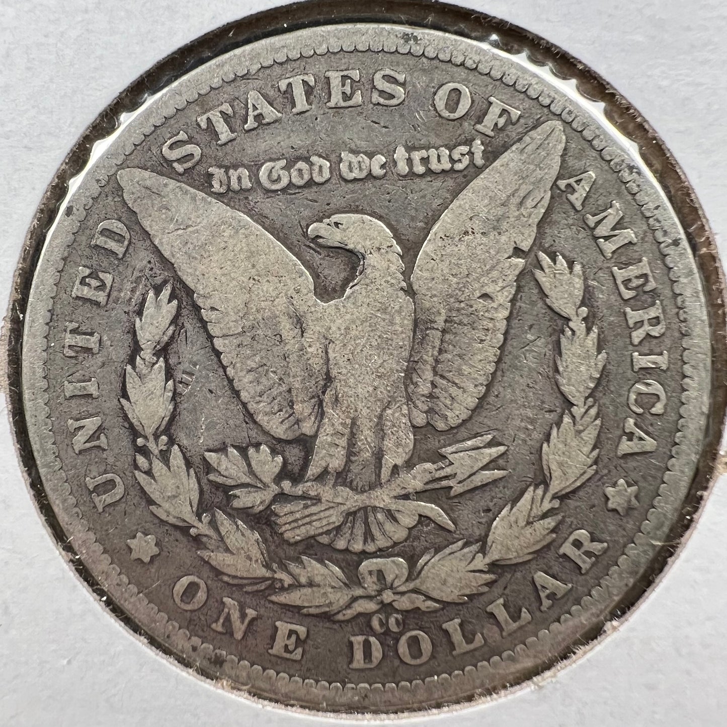 1890-CC $1 Morgan Dollar, Good (raw)