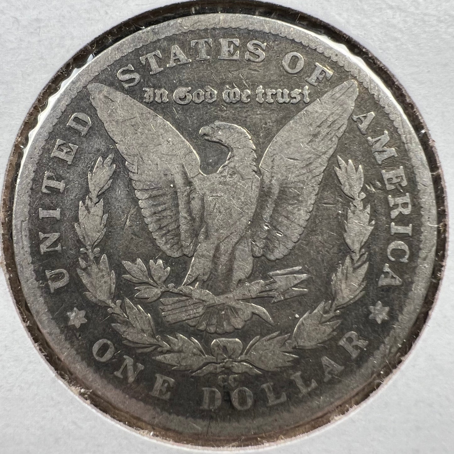 1891-CC $1 Morgan Dollar, VG (raw)